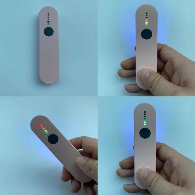 Đèn LED di động USB UV UVC Đèn khử trùng cầm tay Đèn diệt khuẩn cầm tay Đèn diệt khuẩn UV thông minh Gậy chống vi-rút