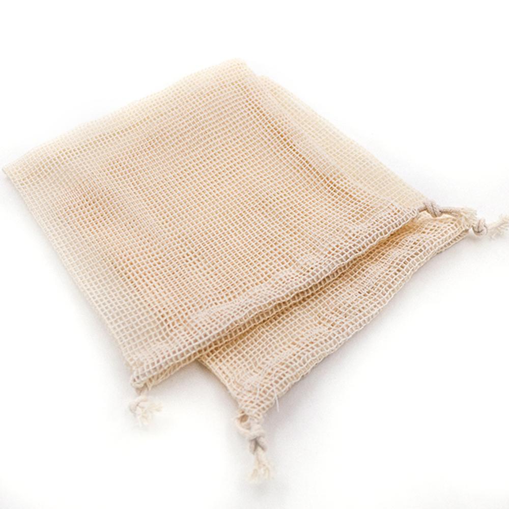 10 cái túi lưới cotton lưu trữ đa năng