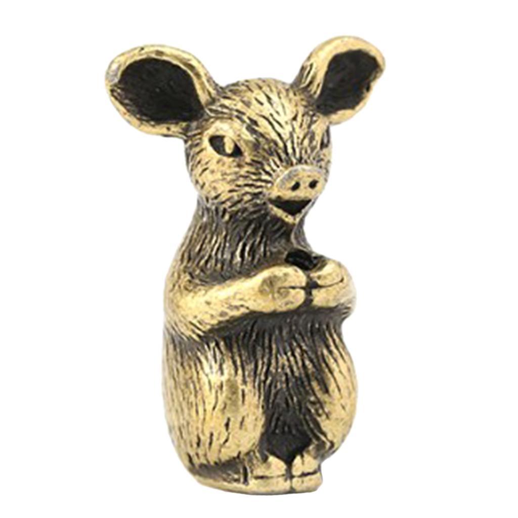Brass Burner Chinese Animal Figurine Holder