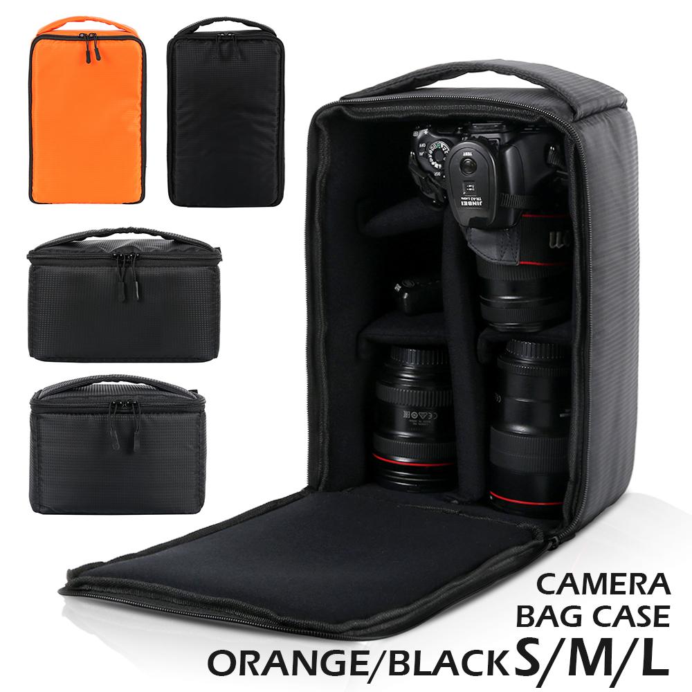 Túi máy ảnh DSLR có ngăn Túi đựng ảnh kỹ thuật số ngoài trời chống thấm nước đa năng cho máy ảnh Nikon Canon DSLR Màu sắc: đen L 34x22x17cm