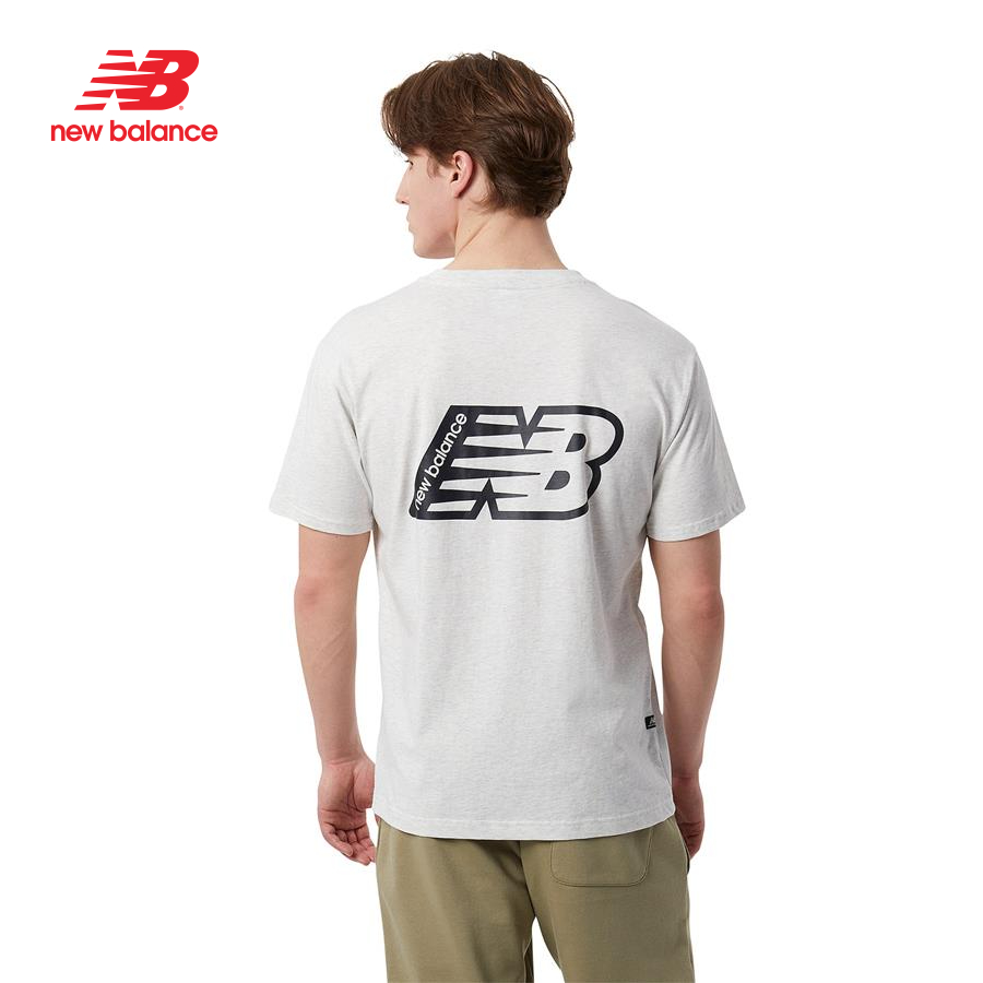 Áo thun thời trang nam New Balance LIFESTYLE T-SHIRT M SEA SALT HEATHER - MT23514SAH (form quốc tế)