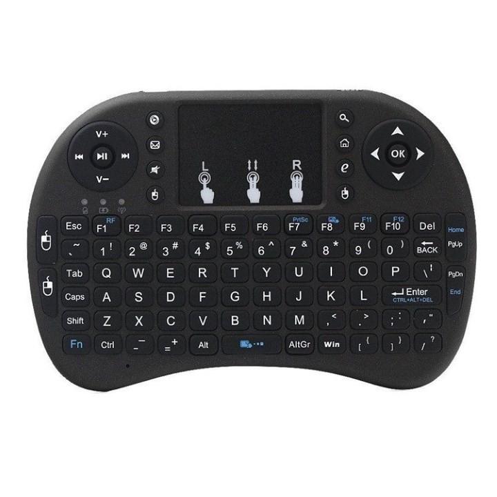 Bàn phím kiêm chuột không dây mini dùng cho Laptop, máy tính bàn, điện thoại, máy tính bảng, TV smart,...