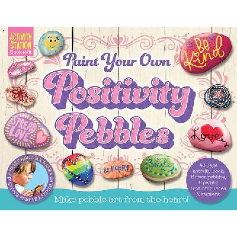 Paint Your Own Positivity Pebbles (No glitter glue)