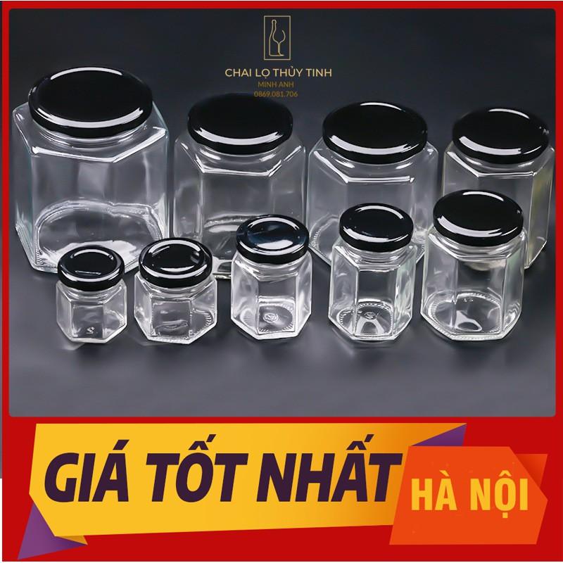 Hũ Lục Giác Nắp Thiếc 280ML