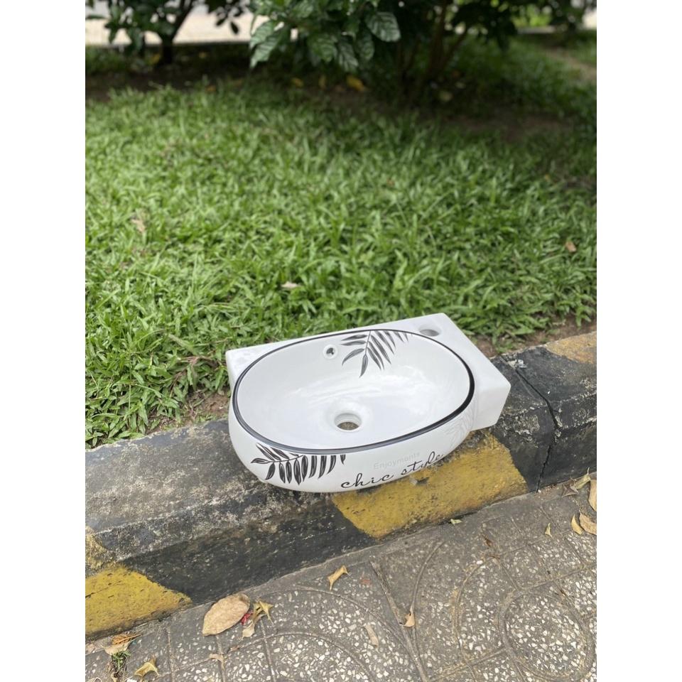 LAVABO GÓC PHẢI TREO TƯỜNG NHIỀU HOA VĂN