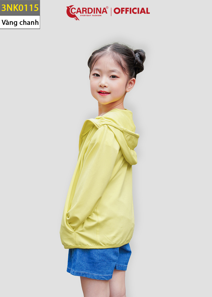 Áo Chống Nắng Trẻ Em CARDINA 1 Lớp Chất Thun Lạnh  Aircool Nhật Bản Cao Cấp Chống Tia UV 3NK01