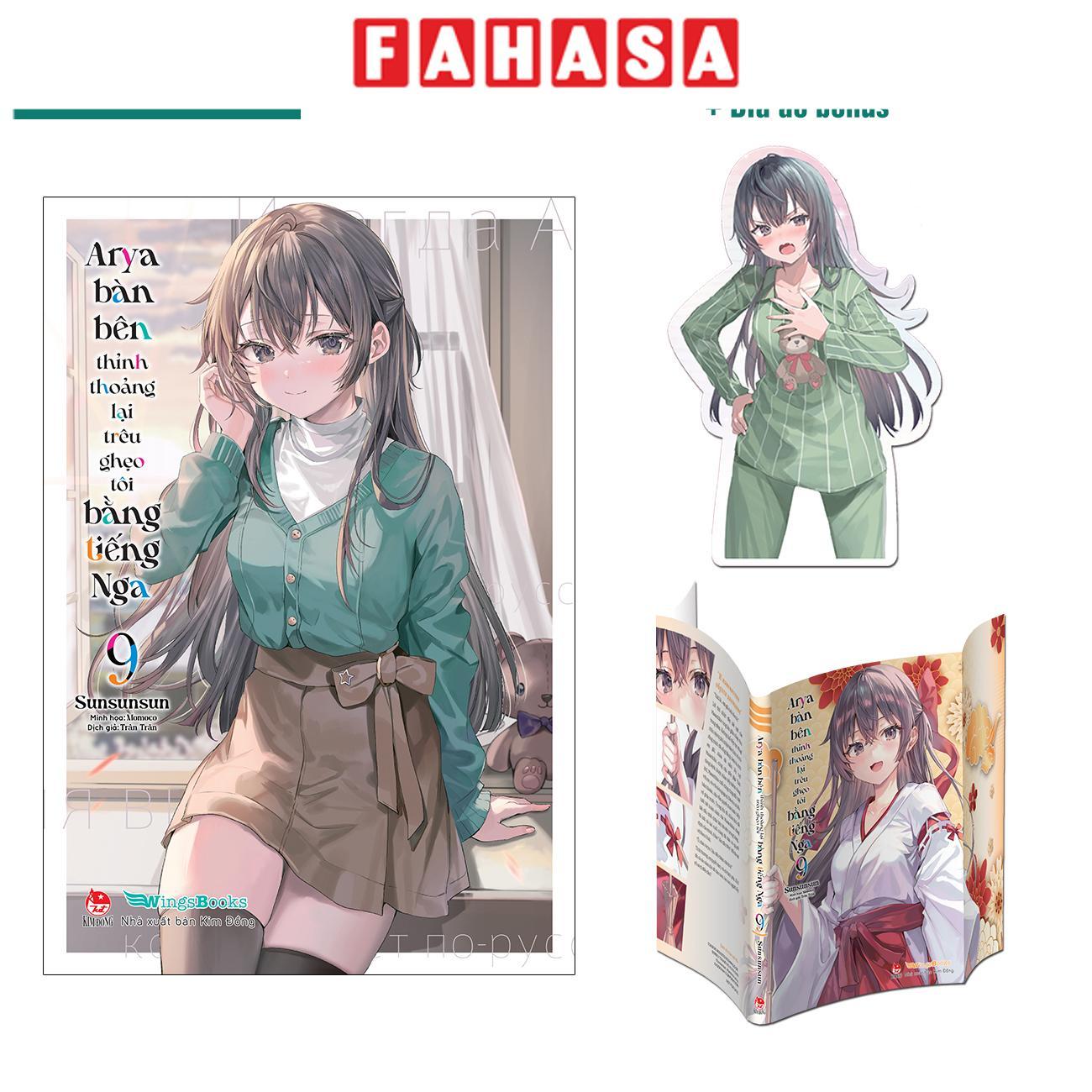 Sách - Arya Bàn Bên Thỉnh Thoảng Lại Trêu Ghẹo Tôi Bằng Tiếng Nga - Tập 9 - Tặng Kèm Bookmark Bế Hình + Bìa Áo Bonus