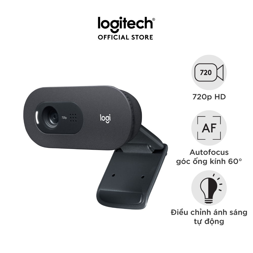 Webcam Logitech C505 720p HD 30FPS - Hàng chính hãng