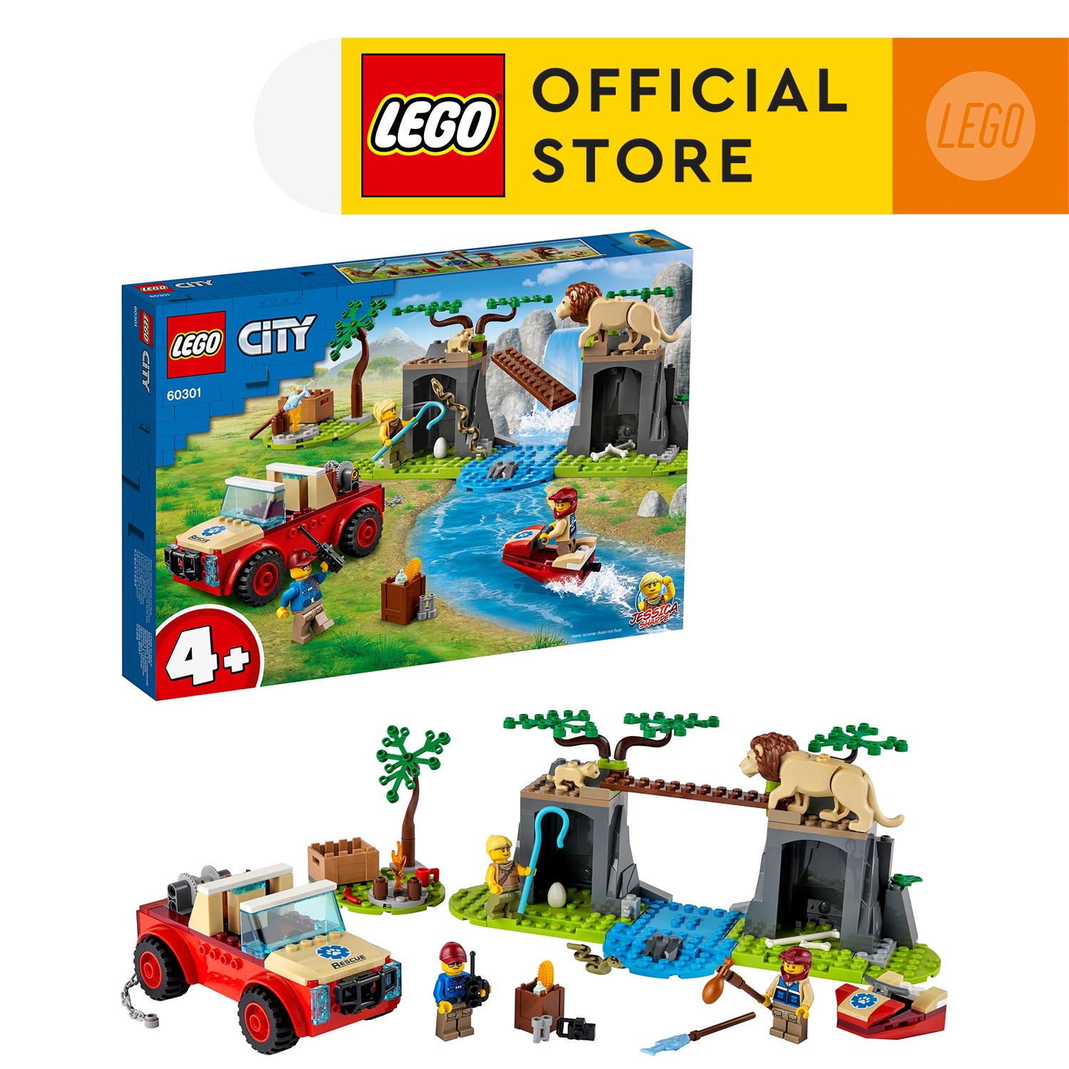 LEGO City 60301 Xe địa hình cứu hộ (157 chi tiết)