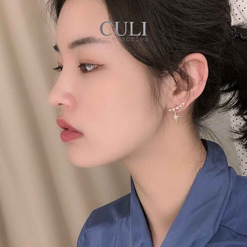 Khuyên tai hình sao rơi Falling Star cá tính HT633 - Culi accessories