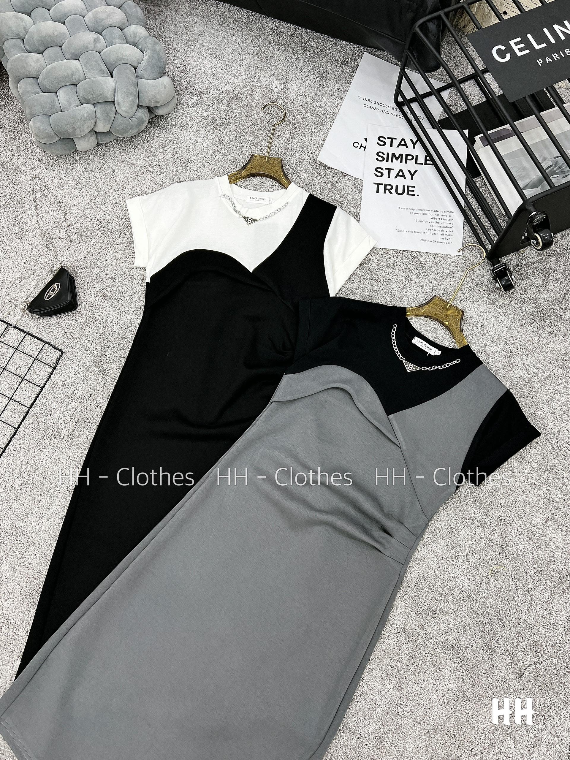 VÁY ĐI CHƠI, VÁY SUÔNG, VÁY YẾM PHA CỔ XÍCH CỰC HOT