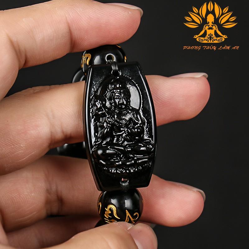 VÒNG TAY CÁC VỊ HỘ PHÁP MẬT TÔNG ĐÁ THIÊN NHIÊN TÌNH DUYÊN MAY MẮN TÀI LỘC TẶNG KÈM HỘP GẤM CAO CẤP
