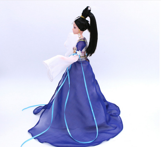 Búp bê cổ trang khớp váy xòe xinh xắn giao màu ngẫu nhiên