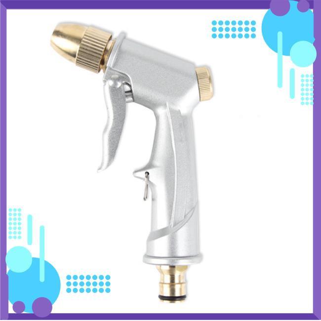 Vòi Xịt Nước️ Bộ dây vòi xịt nước rửa xe, tưới cây , tăng áp 3 lần, loại 7m, 10m 206701 đầu đồng, cút đồng