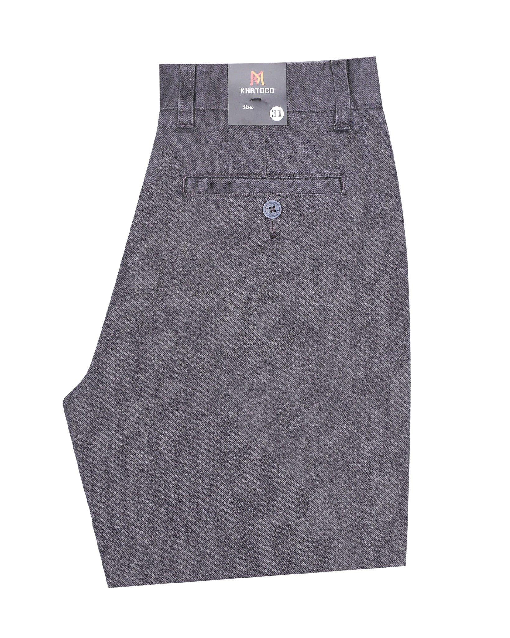 Quần kaki nam không ly Khatoco Q2M578R0-VNXM352-2506-0