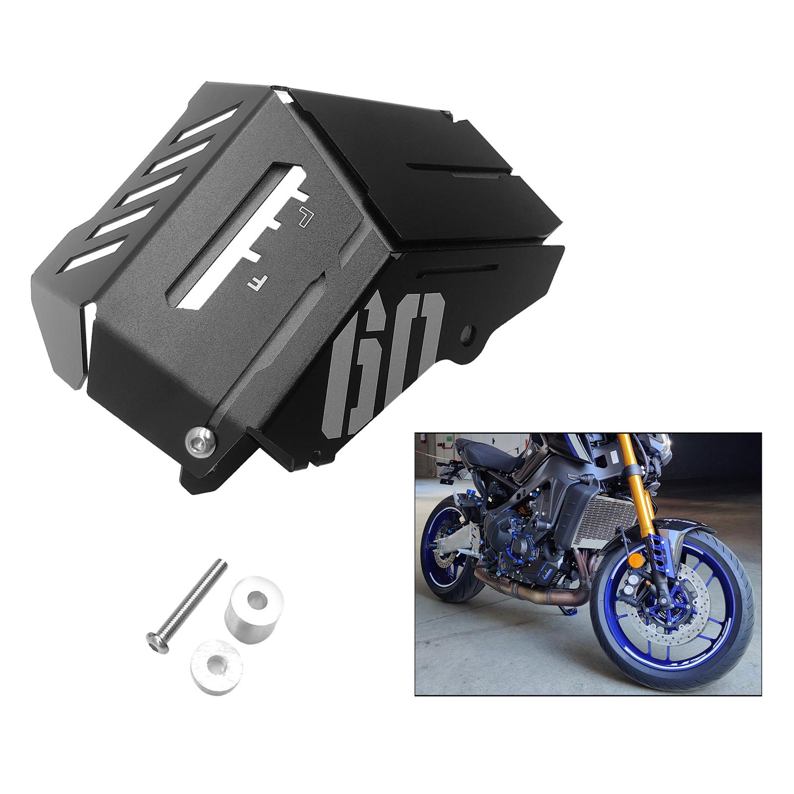 Water Coolant Reservoir Tank Guard for Yamaha MT-09 MT09 FZ-09 FZ09 Black