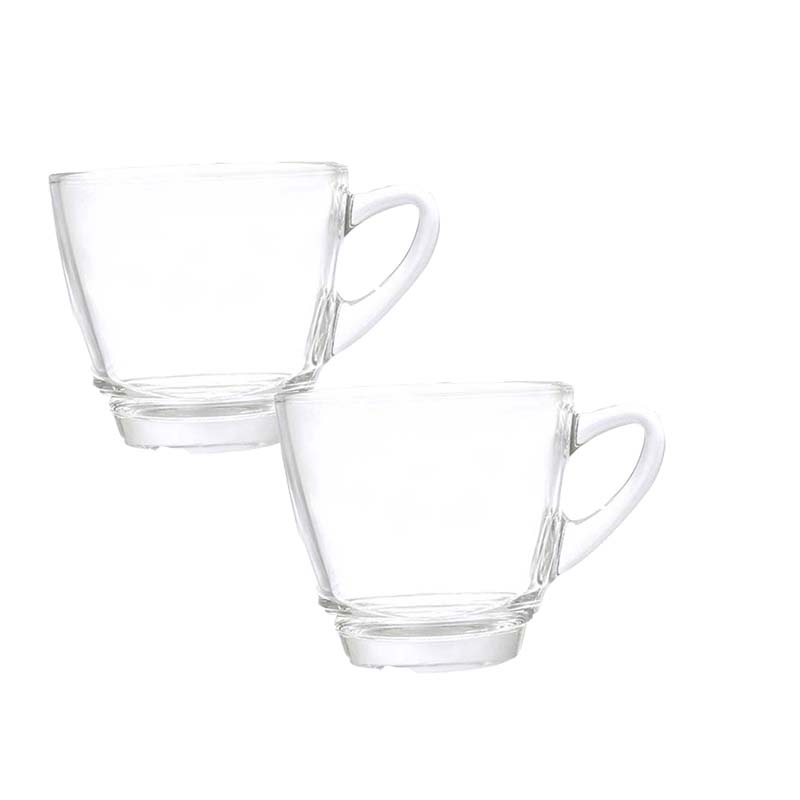 Bộ tách 6 cái Union Glass 392 Tách caphê 247ml  không ngã màu,  sản xuất Thái Lan