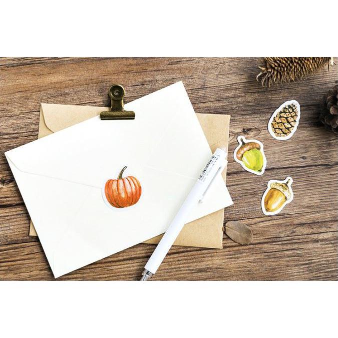 Bộ 46 Sticker Cây Nấm Hàn Quốc dán trang trí E59