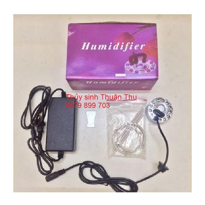Máy tạo khói vỏ tím có đèn đổi màu phun 300ml/h