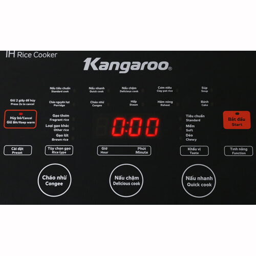 Nồi cơm điện cao tần Kangaroo 1.8 Lít KG599N - Hàng chính hãng