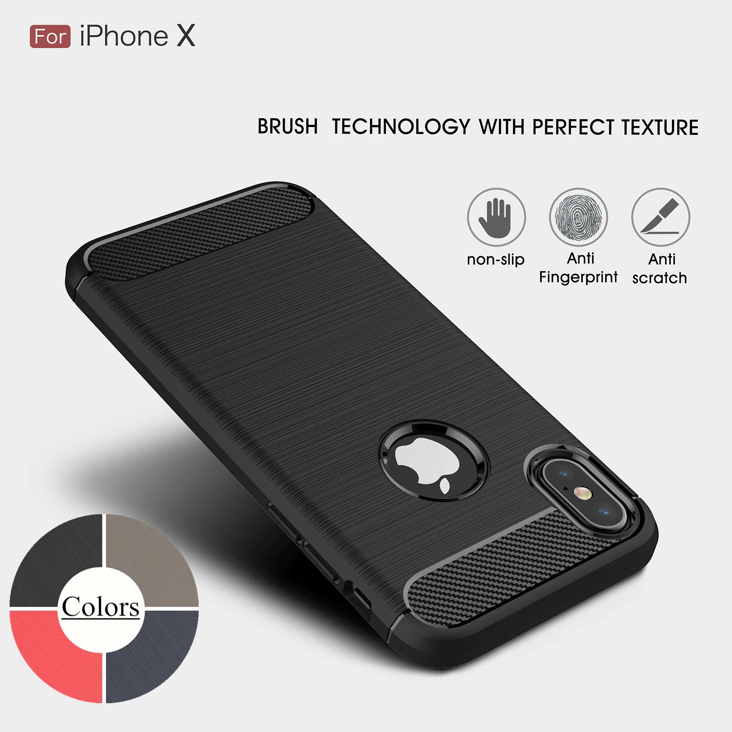 Ốp lưng chống sốc Likgus cho iPhone X / Xs - Hàng chính hãng