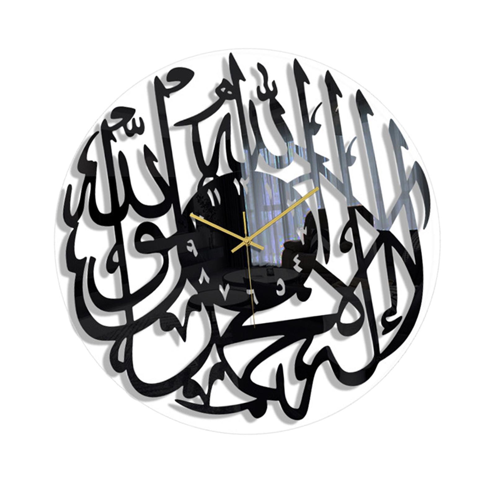 Acrylic Wall Clock Wall Clock Acrylic Non Ticking for Bathroom Kitchen