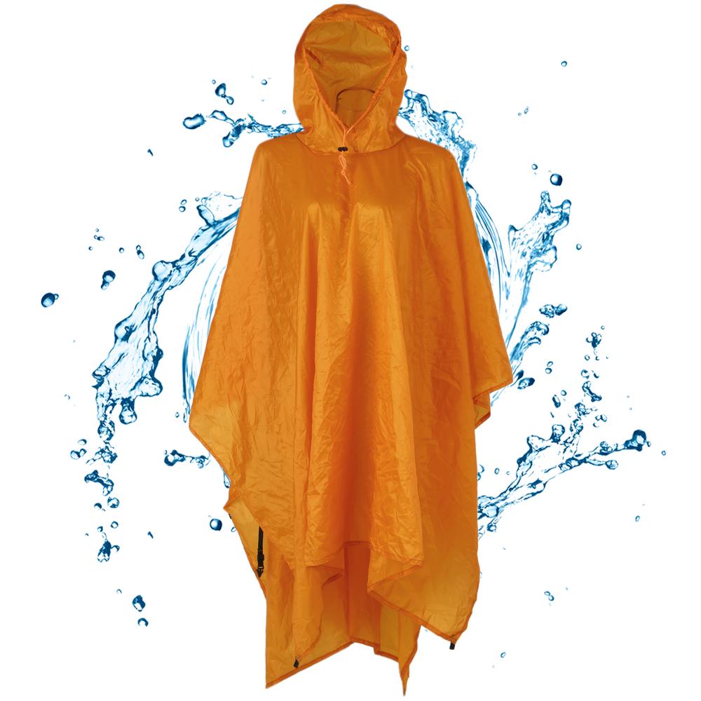 Áo mưa chống thấm nước Poncho có mũ trùm đầu cho Đi xe đạp cắm trại ngoài trời