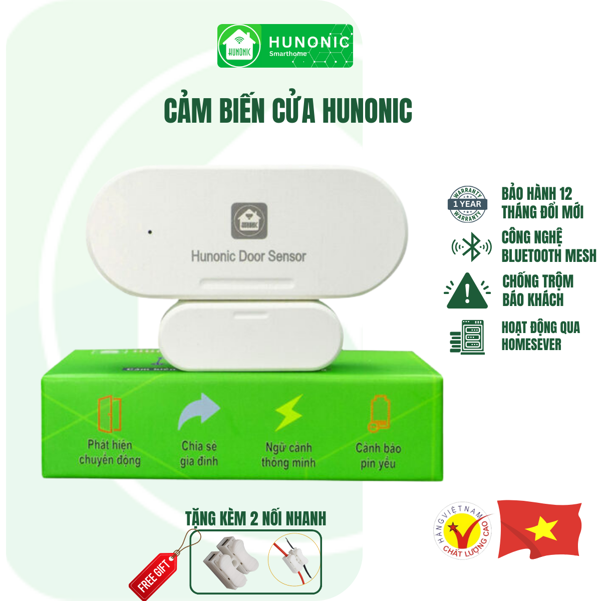 Bộ cảm biến cửa Hunonic Door Sensor