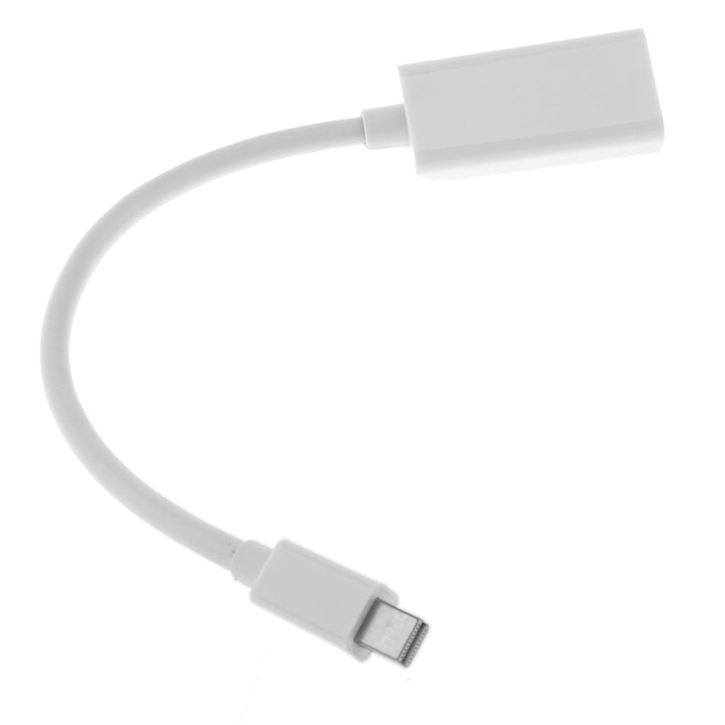 1080P Mini DisplayPort To HDMI HDTV Male To Female Converter W/ 6inch Cable
