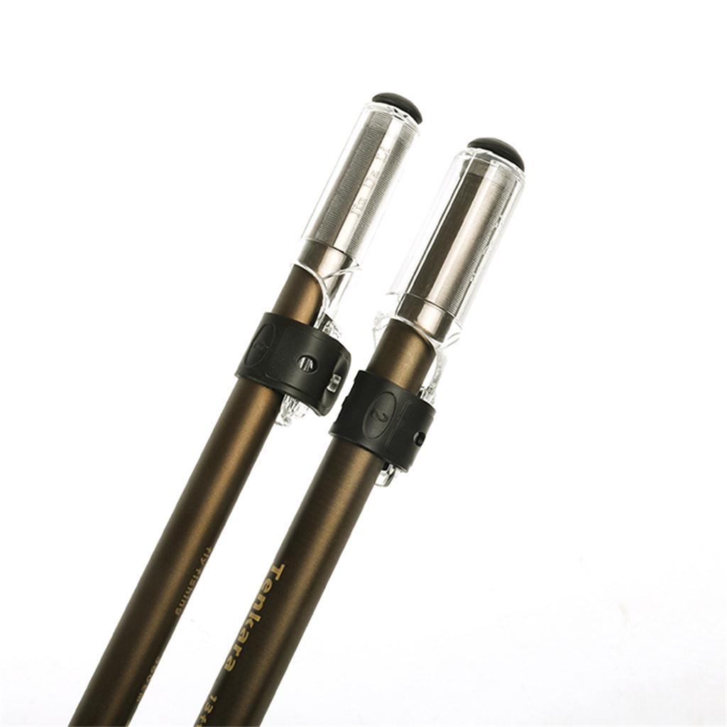 2x Fishing Rod Tip Protector Tenkara Rod Fishing Component Clear Professional Fishing Rod Protector Accessory