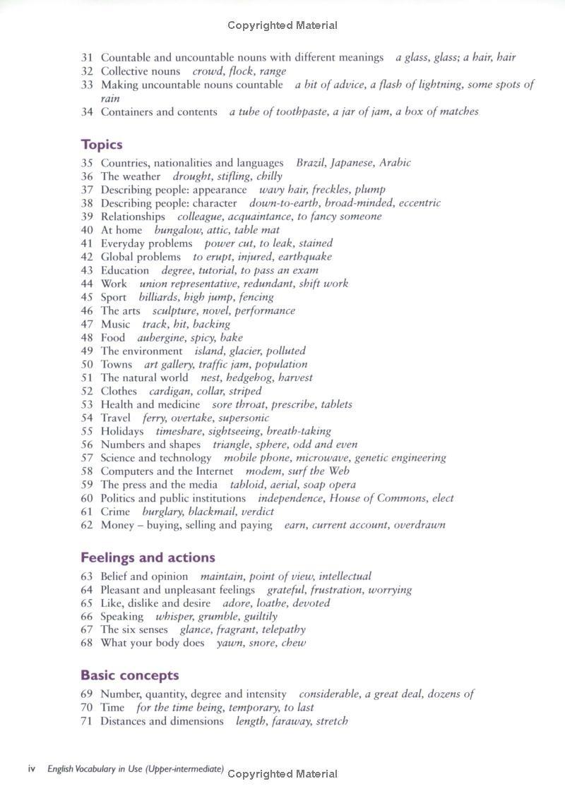 English Vocabulary In Use Upper-Intermediate Book With Answers