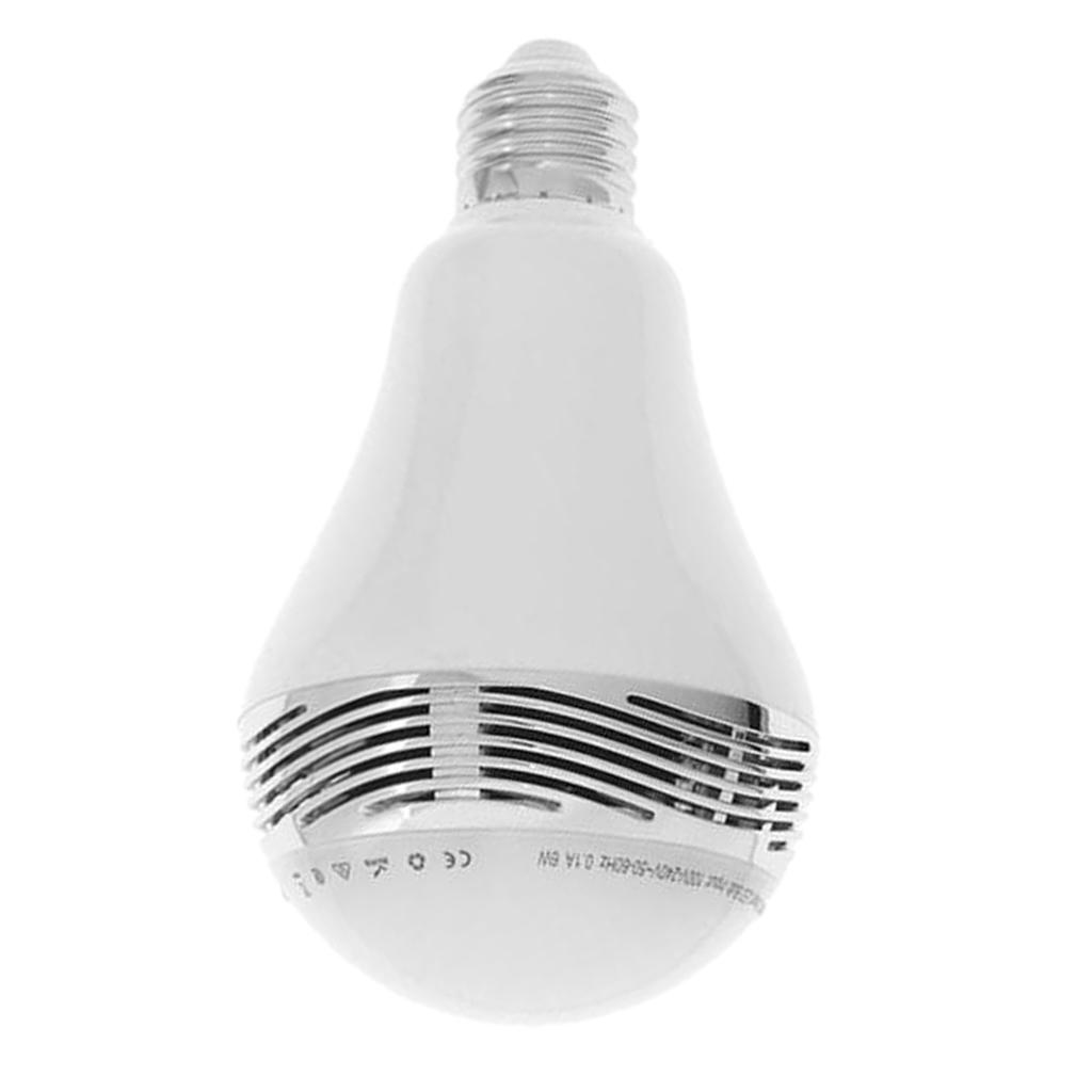Multi-functional Intelligent Remote Control Speaker Bubble LED Lamp White