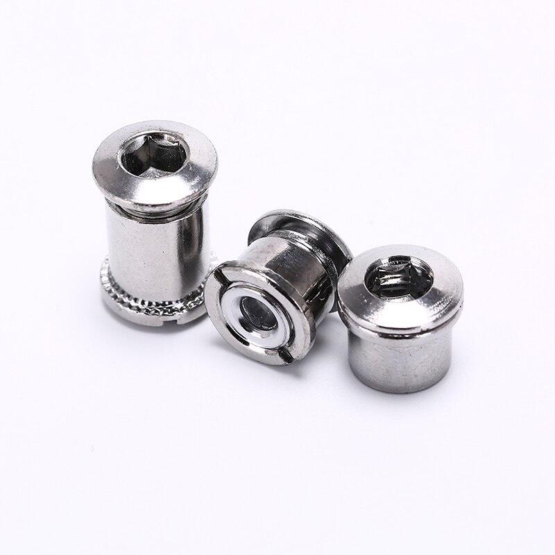 1 pairs of crankset bolts & nuts MTB Mountain Bikes Road Bicycles Chain Wheel Crankset Monolock Double Screws Bolts Nut Parts