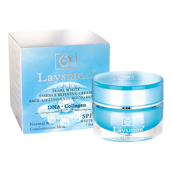 Kem dưỡng trắng da Laysmon chiết xuất tinh chất từ ngọc trai LAYSMON PEARL WHITE ESSENCE REFINING CREAM