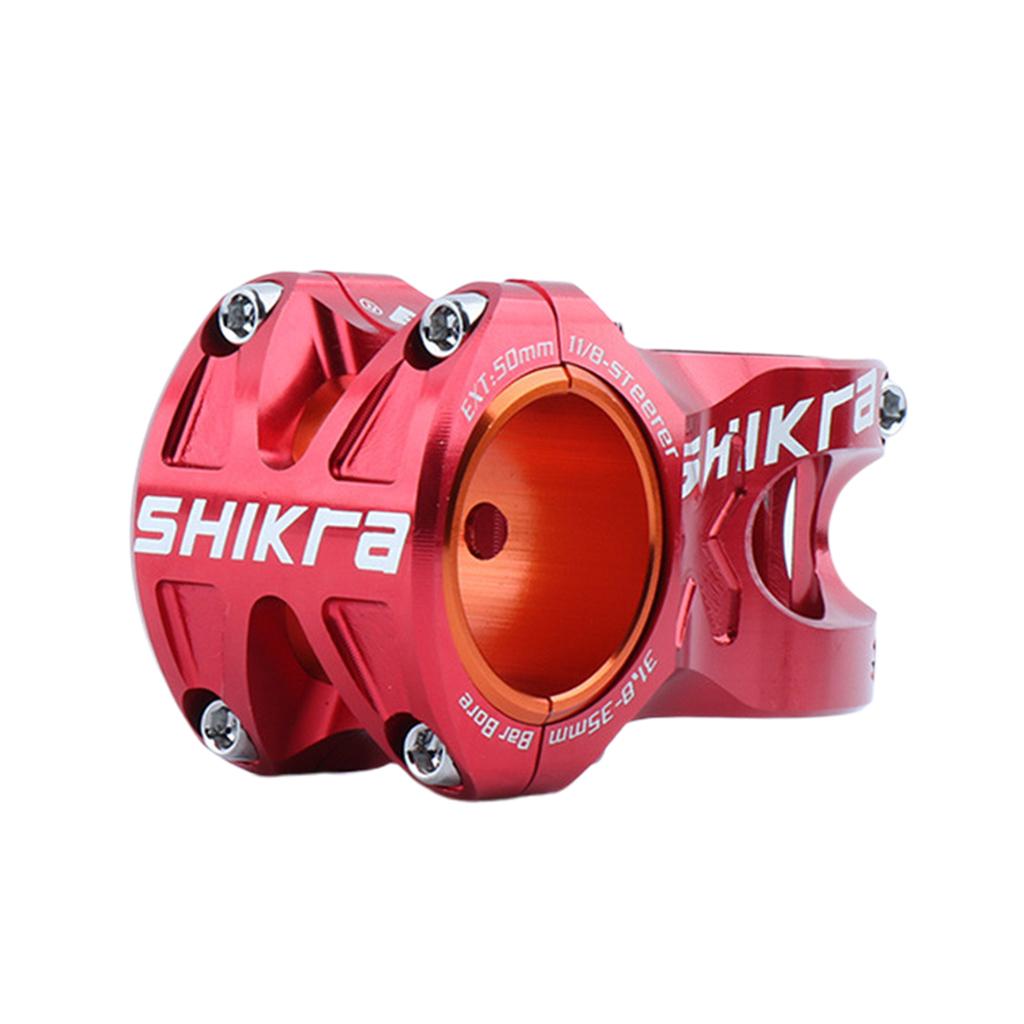 31.8mm Mountain  Handlebar Stem Fixed Gear MTB Bike Riser Bar Red