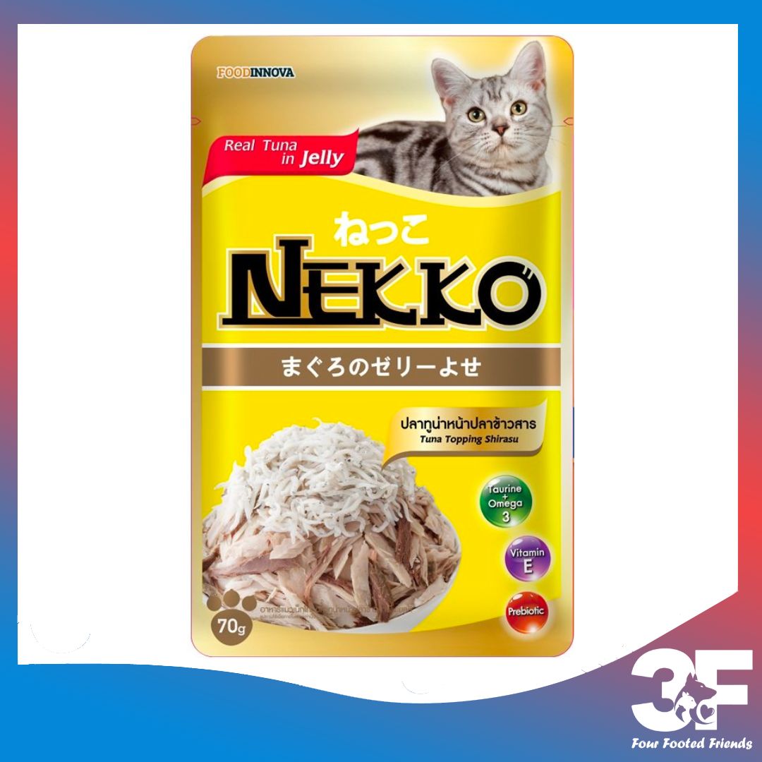 Pate Nekko Jelly Cho Mèo Trưởng Thành Từ 6 Tháng Tuổi Dạng Thạch Gói 70gr