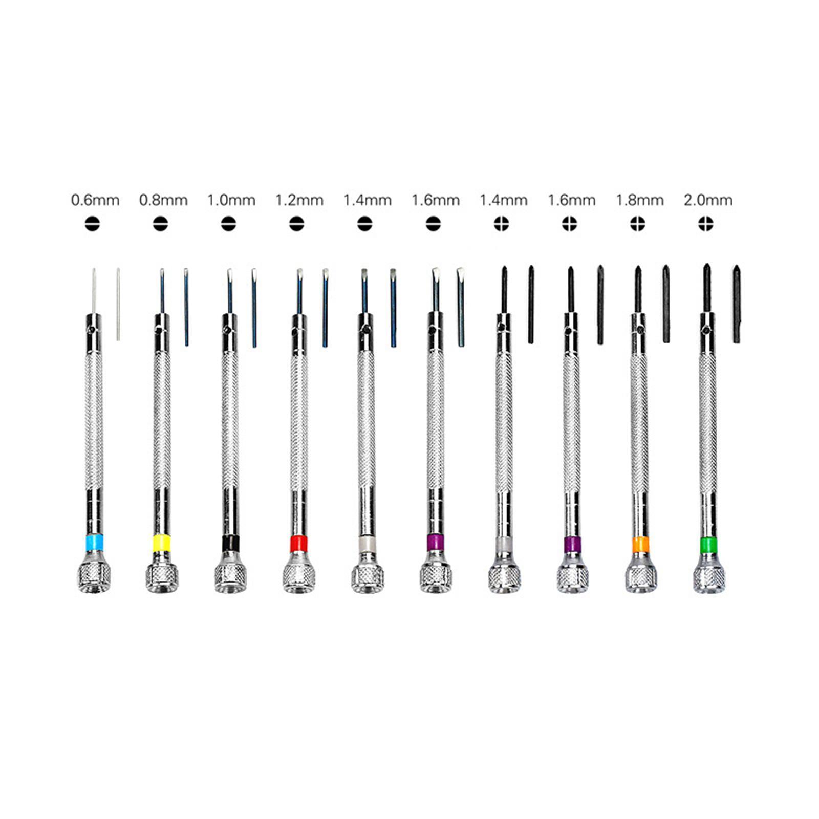 Clock Watch Repair Tools Precision Screwdriver Set Steel Removal for Jewelry