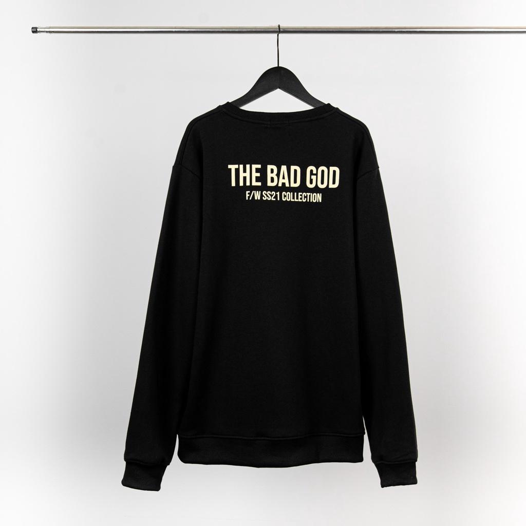 Áo sweater nỉ dài tay The Bad God Signature