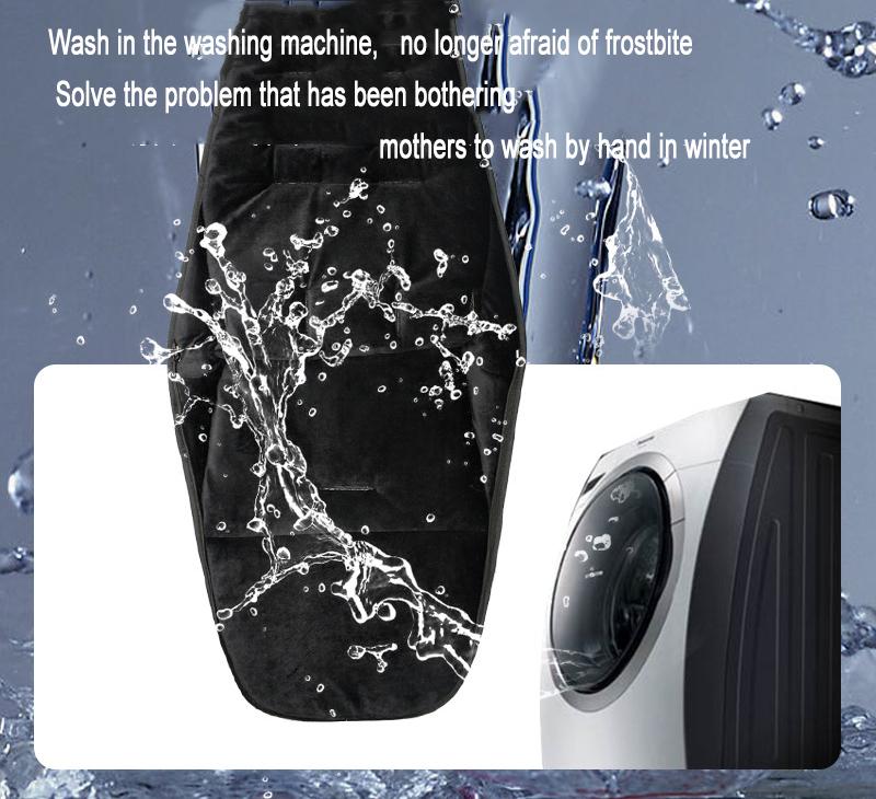 Xe Đẩy Cho Bé Ngủ Ấm Áp Xe Đẩy Chân Bọc Dày Đệm Chân Bao Kính Chắn Gió Mùa Đông Ra Chống Gió