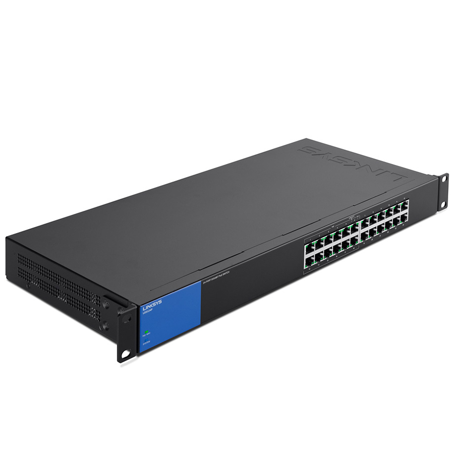 Switch Linksys LGS124P-AP Unmanaged 24-Port Poe+ Business Gigabit - Hàng Chính Hãng