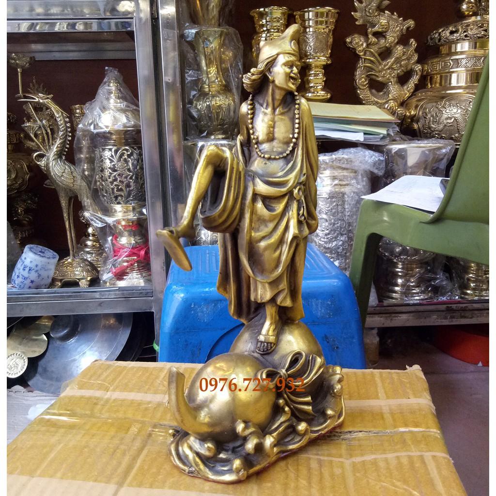 Tượng Tế Công bằng đồng, tượng tế công cao 23cm, tế say, bán tượng tế công