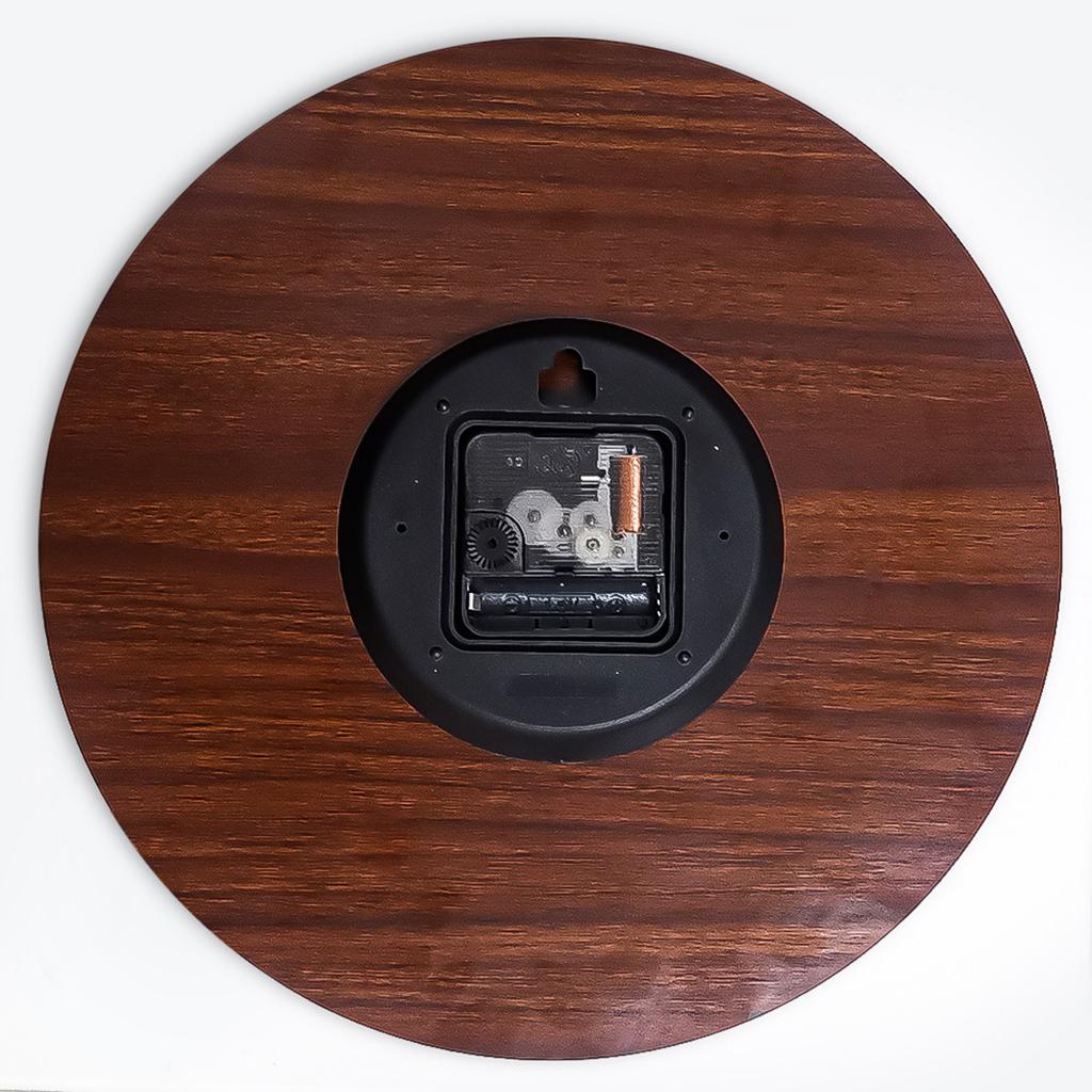 Luminous Wall Clock - 12'' Non-Ticking Silent Clock with Night Light - Large Decorative Wall Clock for Kitchen Office Bedroom