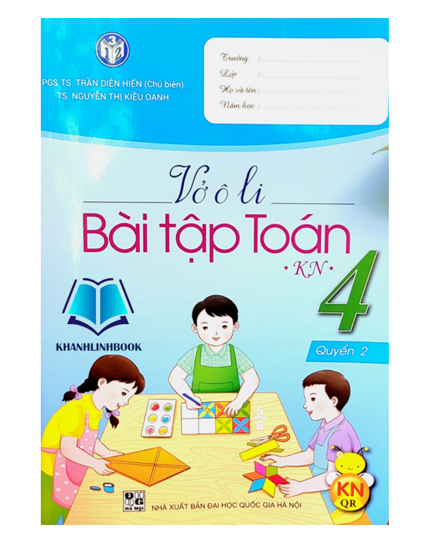 Sách - Vở ô li bài tập toán 4 - quyển 2