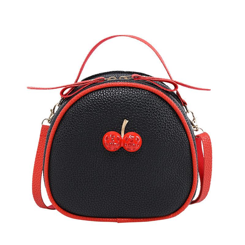 Balo Mini Nhỏ Xinh Cherry Bl35 Da Trơn Mới