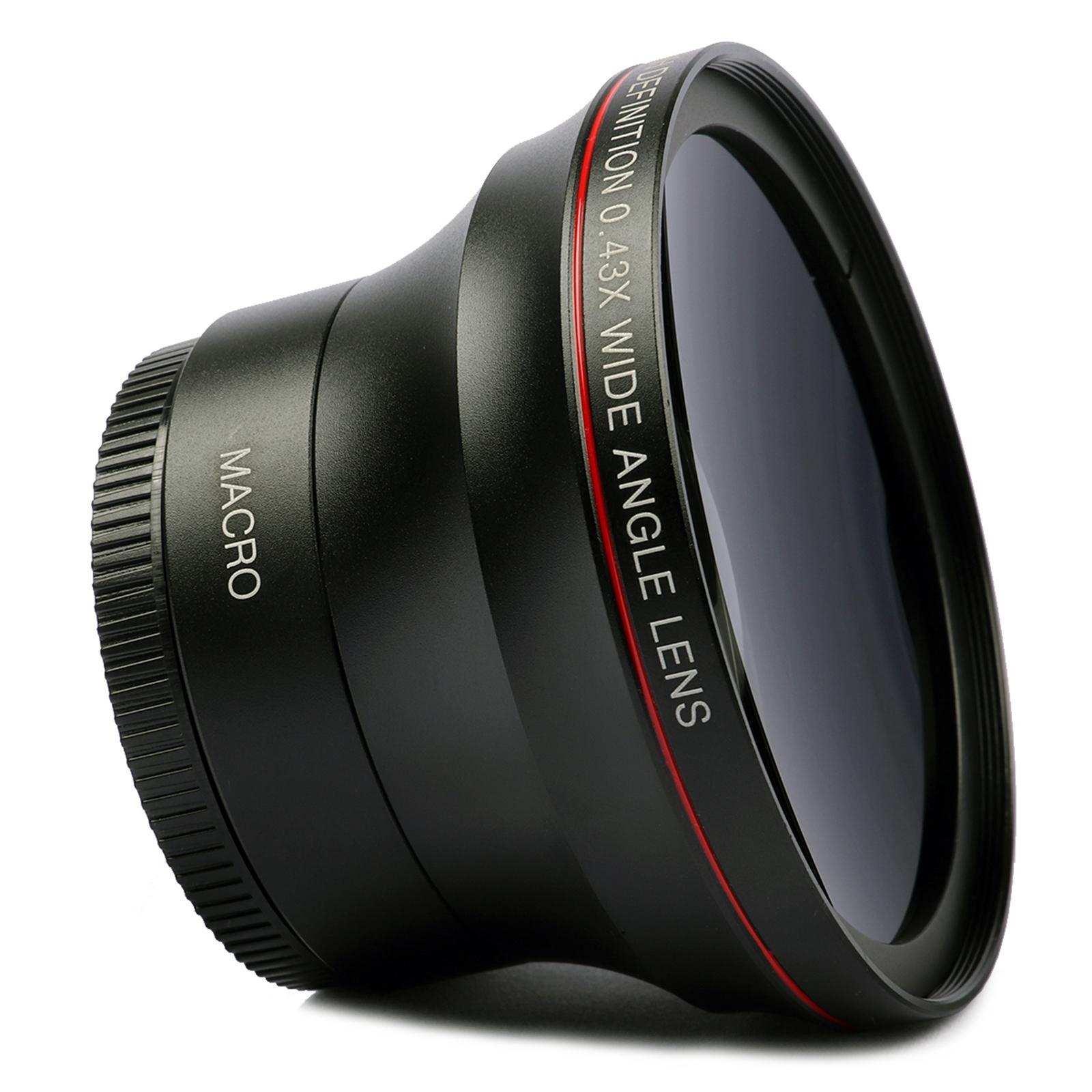 Universal 0.43x HD Wide Angle Lens, Portion for Camera Accessory Photo Shooting