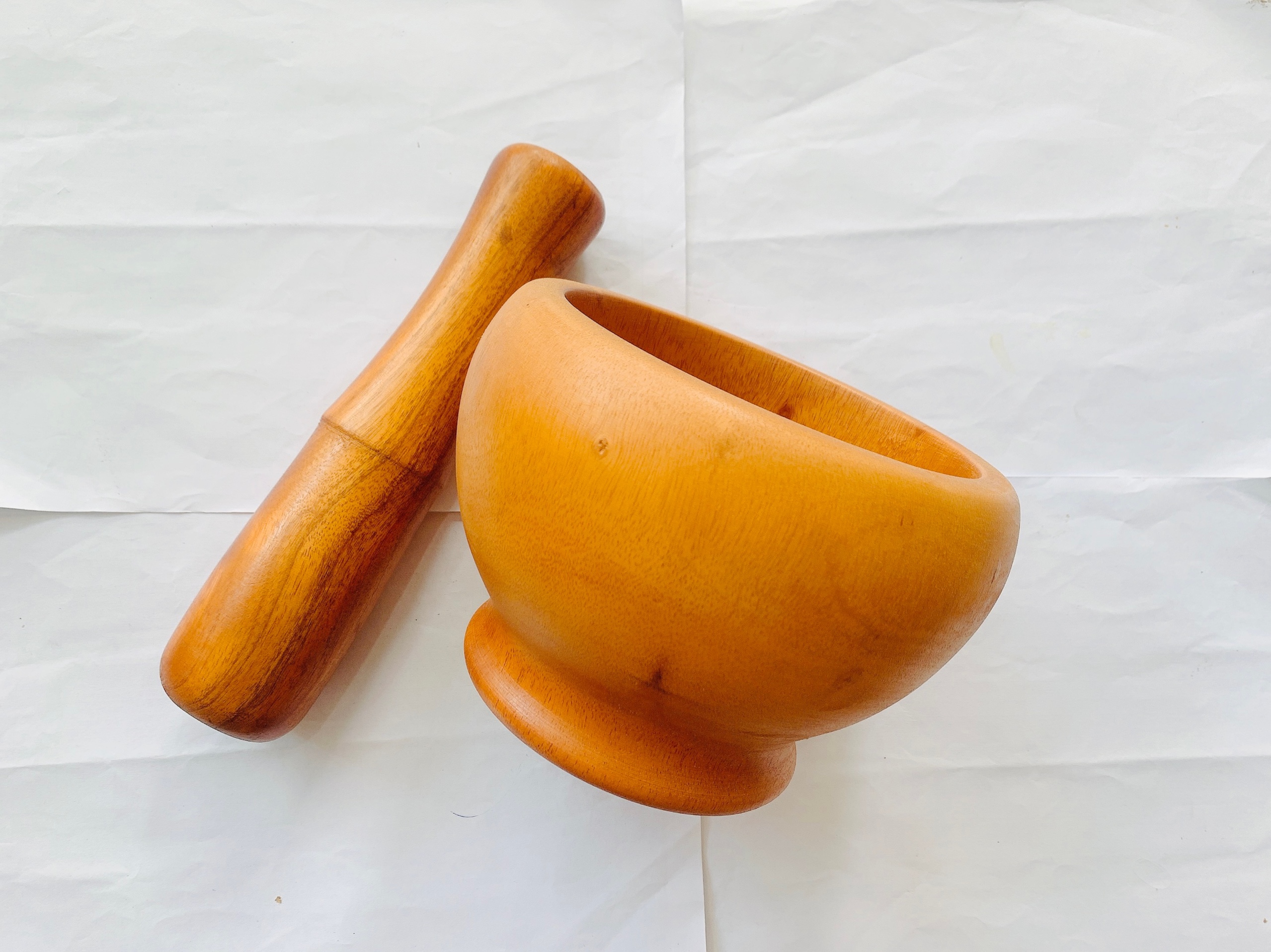 BỘ CỐI CHÀY BẦU GỖ XÀ CỪ 17CM