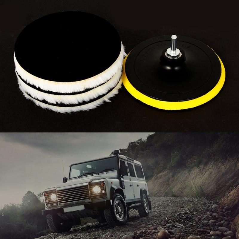 Bộ 5 Đĩa Len Đánh Bóng Xe Hơi 6 Món Tiện Dụng