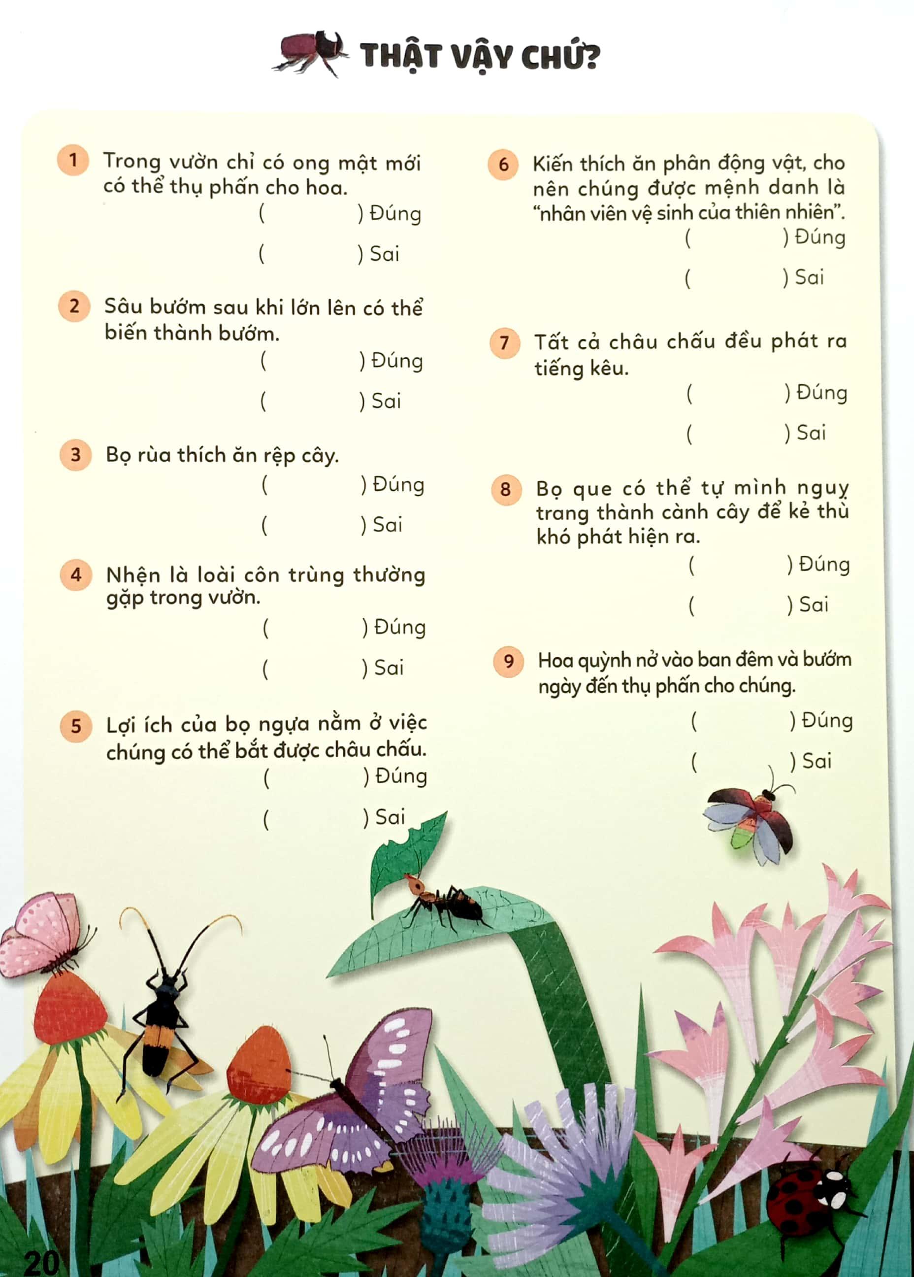 Sticker Bước Vào Thế Giới Thiên Nhiên Kỳ Thú - Tập 2 - Khu Vườn Náo Nhiệt