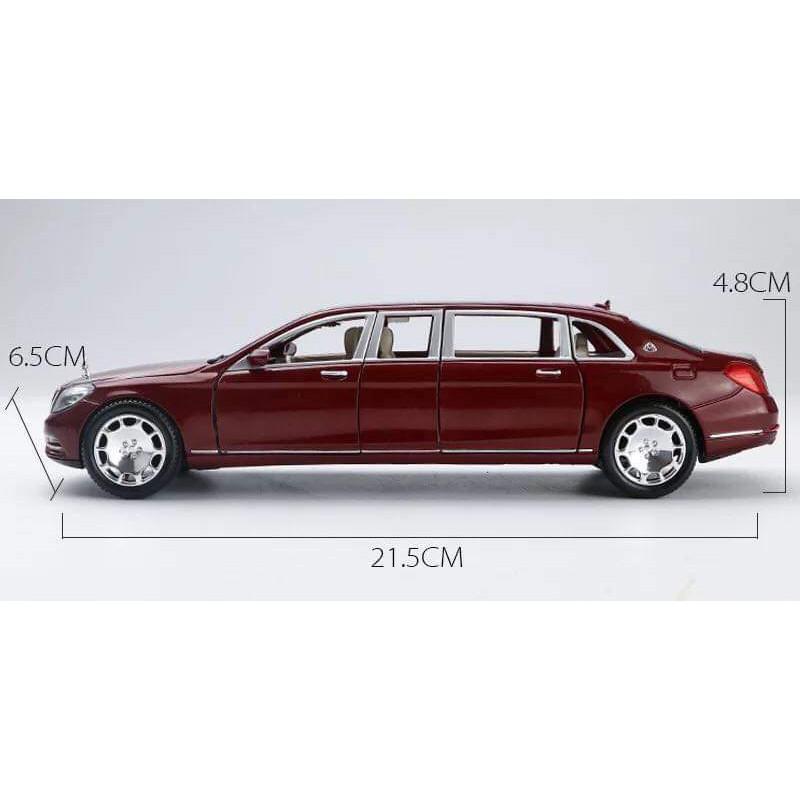 Ô TÔ MÔ HÌNH SẮT TRƯNG BÀY MERCEDES-BENZ MAYBACH S600 1:24 XLG