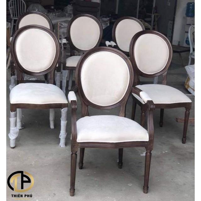 Ghế Louis có tay - Ghế ăn, ghế cafe, ghế nhà hàng tân cổ điển